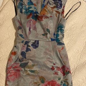 Calvin Klein Multicolor Floral Mini Dress